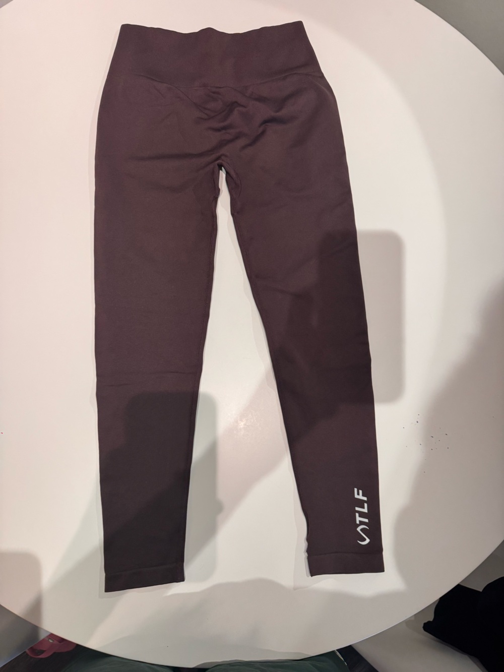 TLF Women's High-Waist Leggings in Deep Plum